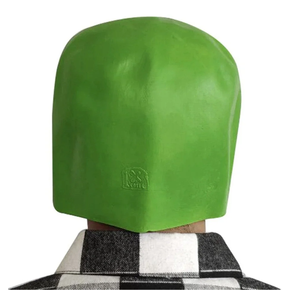 Jim Carrey The Mask Movie Creepy Green Cosplay Headgear Halloween Memorabilia